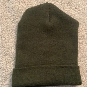 NWOT Olive green beanie